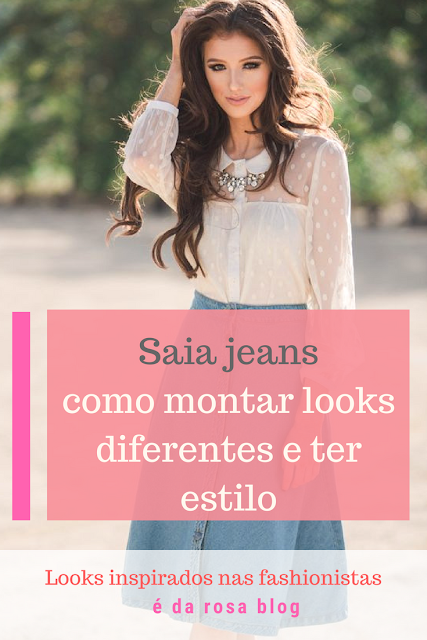 Dicas para usar saia jeans