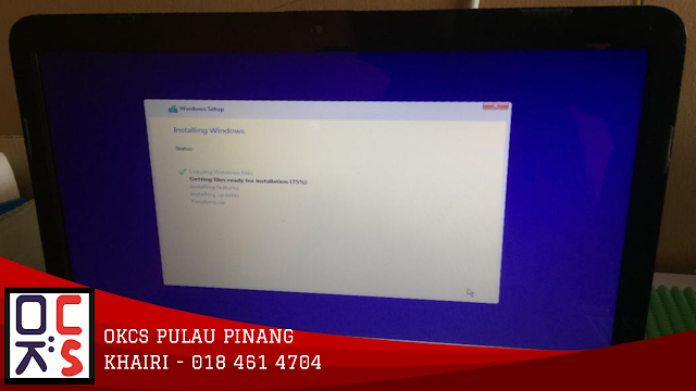 SOLVED : KEDAI REPAIR LAPTOP  OKCS PULAU PINANG | UPGRADE SSD 240GB LAPTOP LENOVO IDEA PAD 110