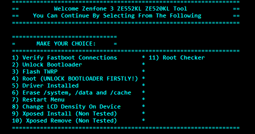 ZenFone 3 One Click Tool (Root, Unlock Bootloader, TWRP 