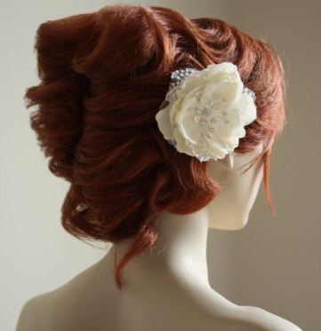 Bridal Hair Flowering it up