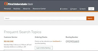 First Interstate Bank Routing Number