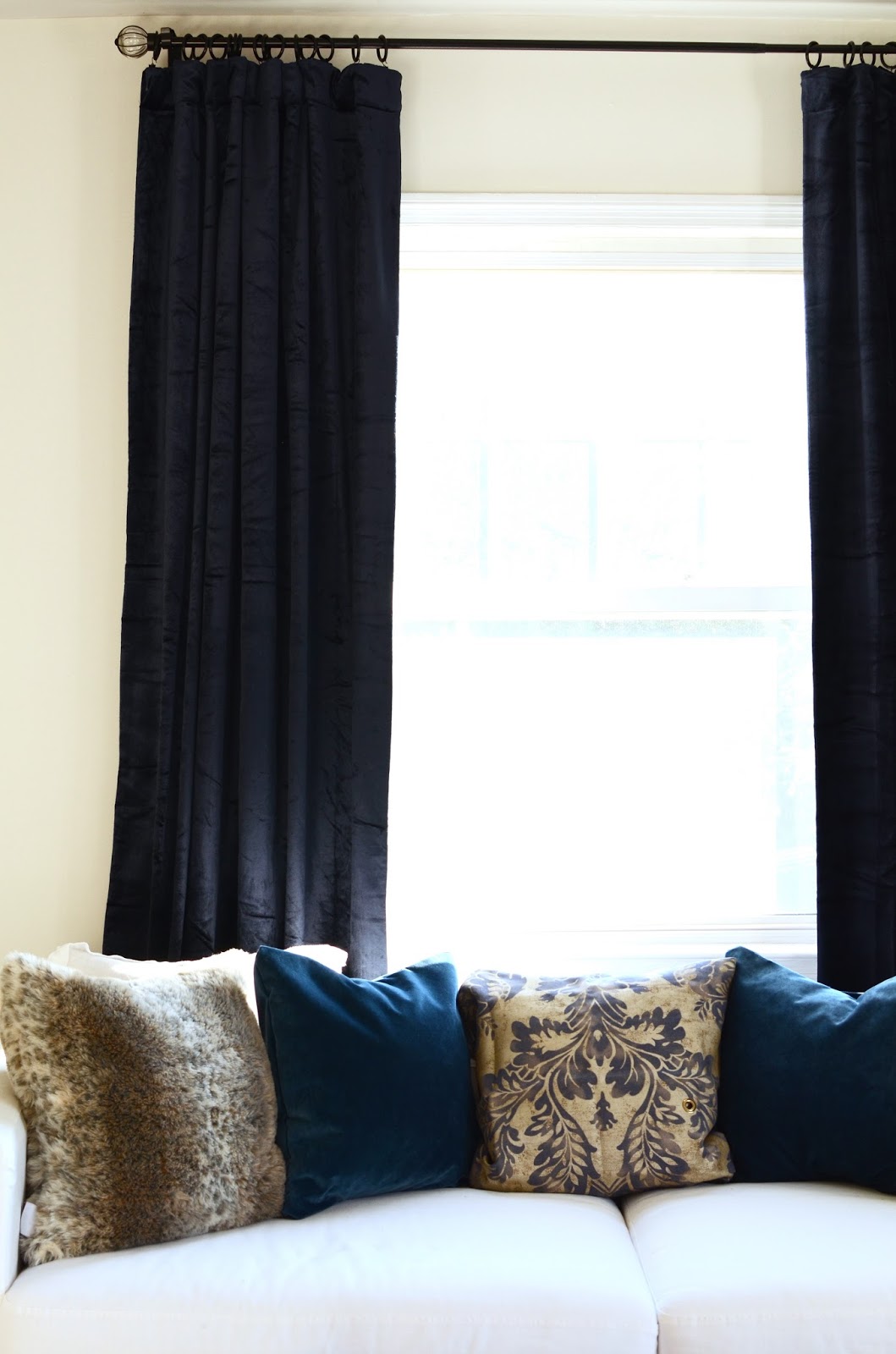 The Perfect Blue Velvet Curtains By Georgia Grace