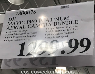 Deal for the DJI Mavic Pro Platinum Bundle at Costco