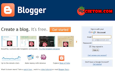 Step 1 buat blog