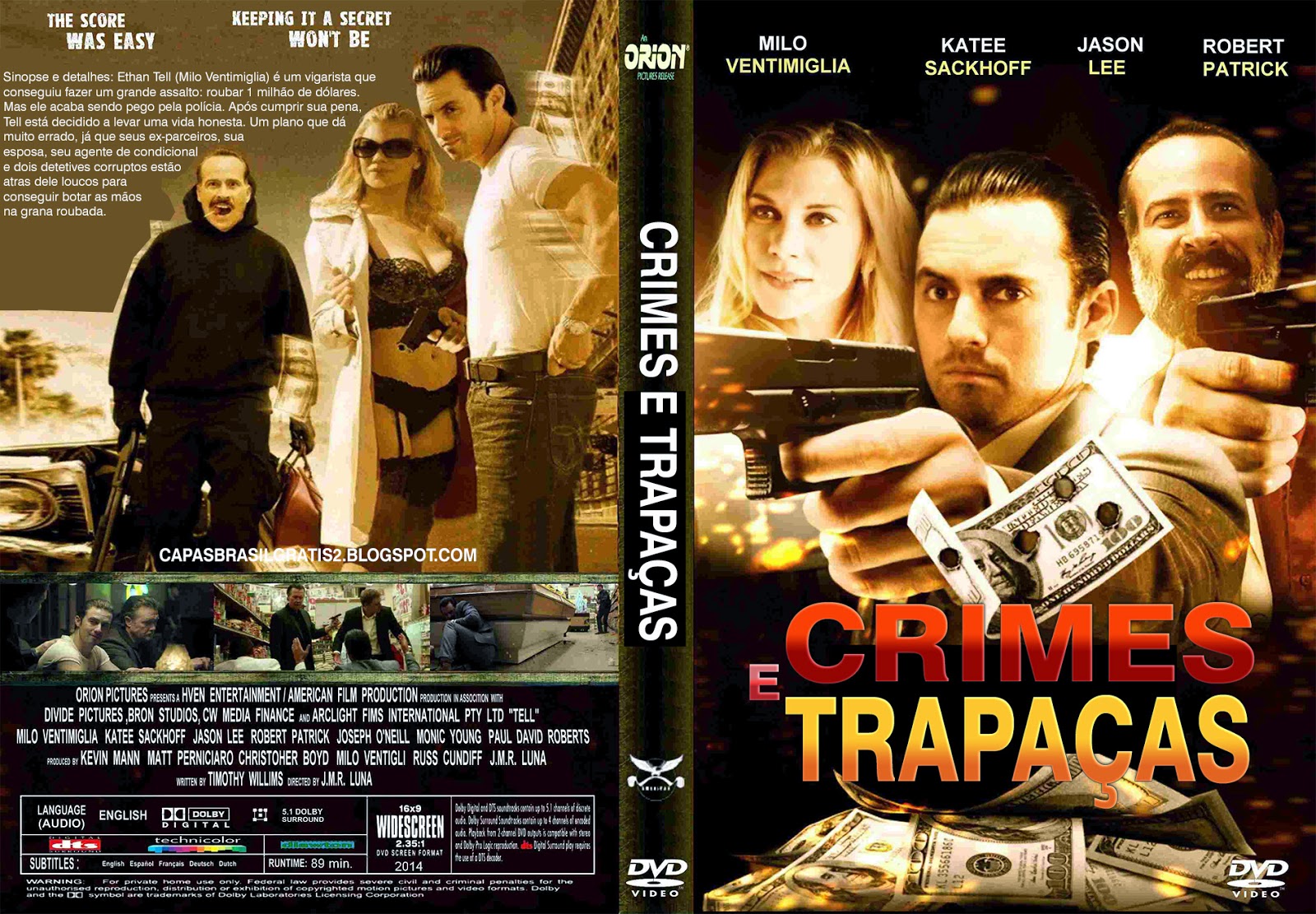 Crimes e Trapaças - DVD Capa