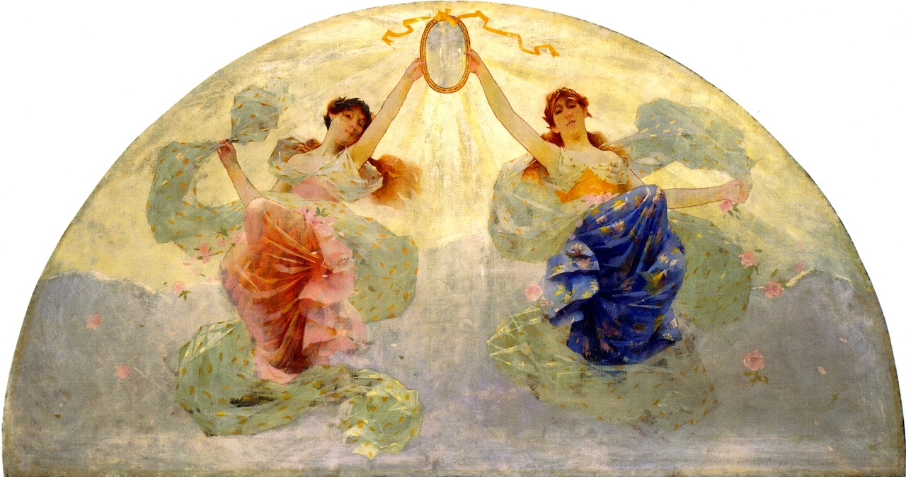 George Randolph Barse: Deux muses, 1894 