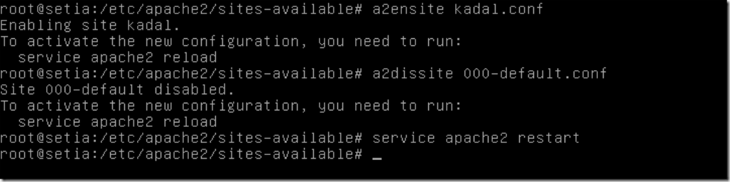 Setting Apache2 Web Server Linux Debian 7, 8 dan 9