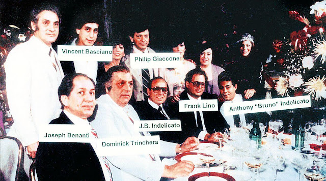 Key Bonanno members circa 1980