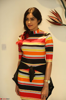 Adha Sharma in a Cute Colorful Jumpsuit Styled By Manasi Aggarwal Promoting movie Commando 2 (91).JPG