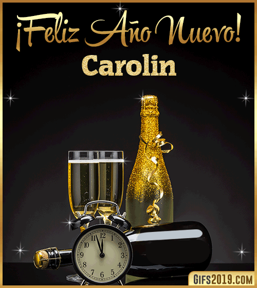 Feliz año nuevo carolin