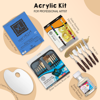 artist level acrylic kit