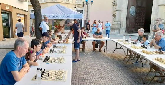 Ateneu Arenyense, simultáneas de ajedrez en 2022