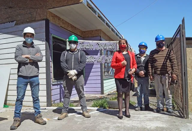 Alcaldesa visita obras