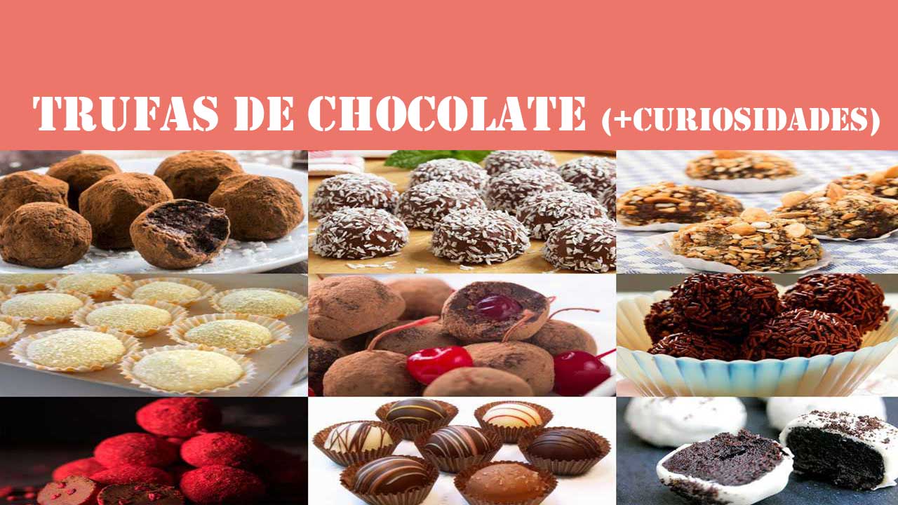 Trufas de chocolates con galletas y leche condensada