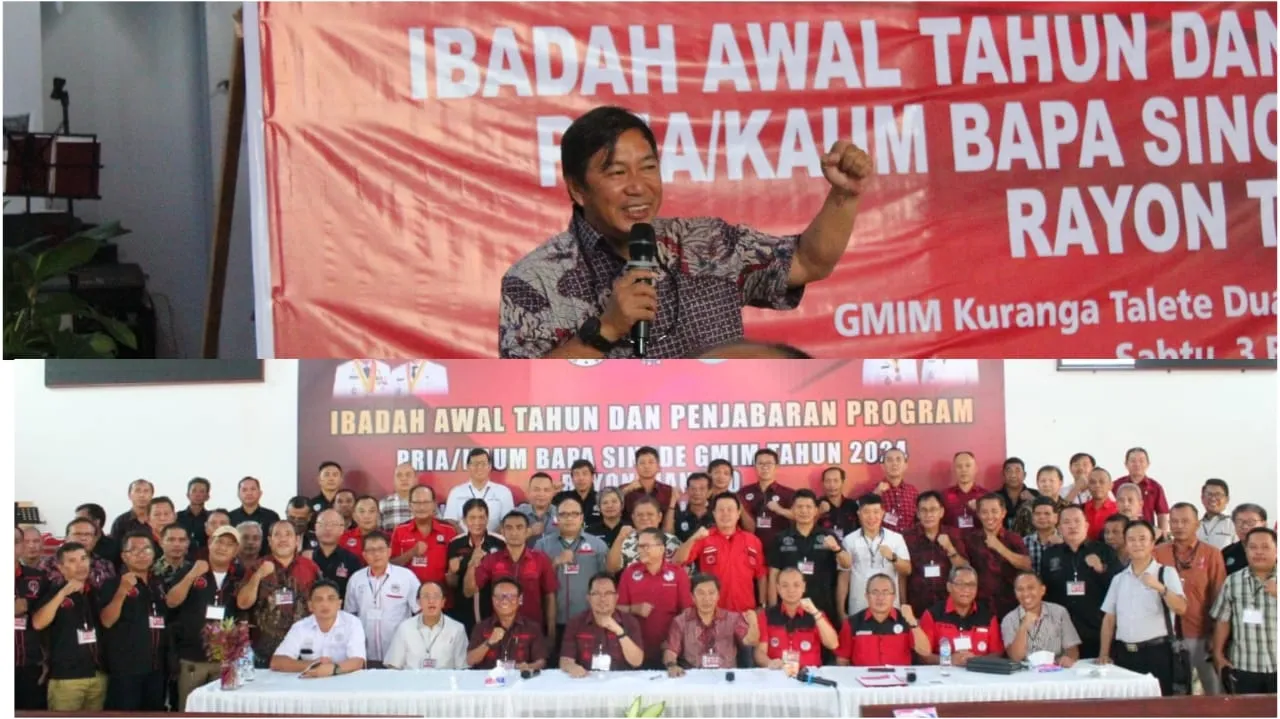 Panglima Panji Yosua Sinode GMIM James Sumendap SH MH. (Foto: Billy Lumintang/indimanado.com)