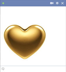 Golden Heart Icon