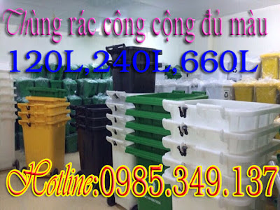 Thùng rác công cộng 240 lít