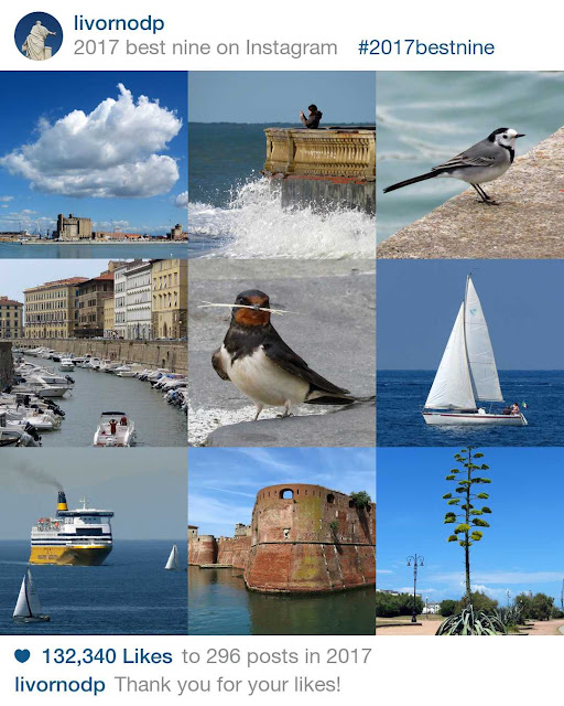 Livorno Daily Photo, Best Nine on Instagram 2017