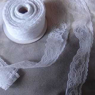NEW products from SRM!  Day #4 - Ribbons, Lace & Twine! - #lace #vintage #white #ecru