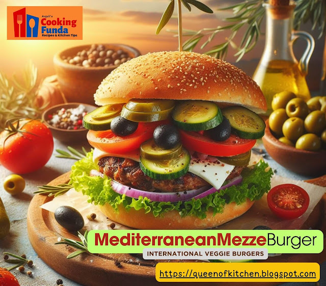 Mediterranean Maze Burger