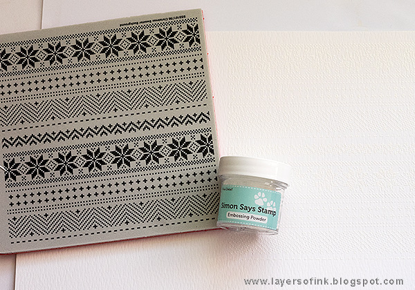 Layers of ink - Winter Panda Card tutorial by Anna-Karin with Simon Says Stamp Stamptember stamps and dies