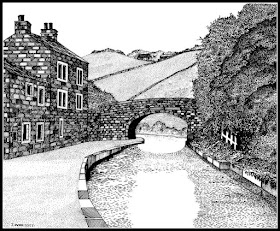 01-Rochdale Canal-Pen-and-Ink-Architecture-Drawing-www-designstack-co
