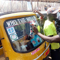 Inscriptions on our Tricycles “Mahama Camboo” mean more; Camboo Drivers Argue. 