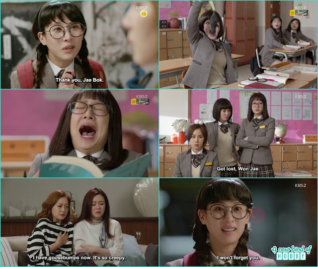 hye ran and won jae remind of the creepy eun kyung from the school days who cling with jae bok like a gum - Ms. Perfect Korean Drama Review