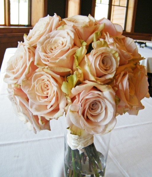  of all premium roses that were a light pink This new wedding reception 