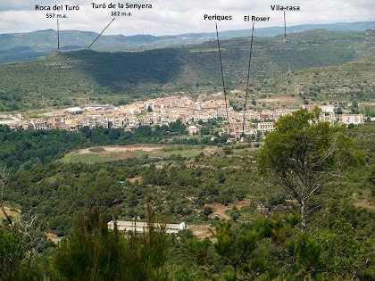 Puig-reig des del Serrat de la Cua de la Guilla