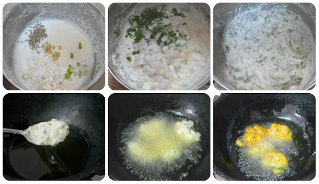 Pakora/Punugulu/Pakoda from left over Idli/Dosa batter