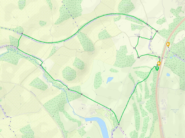 Map for Walk 38: Ayot Greenway South Loop