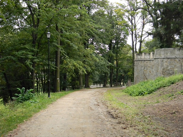 Park w Kamieńcu Ząbkowickim.