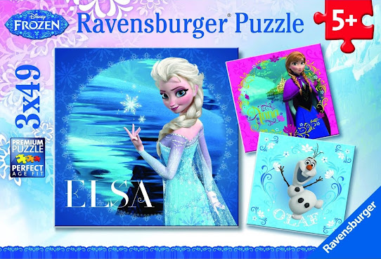 Anyone who loves Disney's Frozen will love this or any of the other Frozen-themed jigsaw puzzles, which are available for puzzlers from 3 to 103!