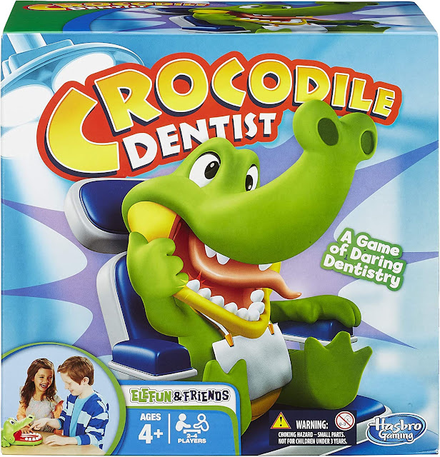 crocodile dentist box cover.
