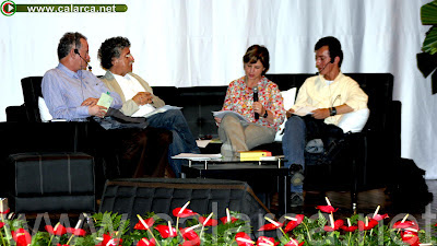 Luis Fernando Afanador, Julián Malatesta, Piedad Bonnet y John Jairo Guzmán 