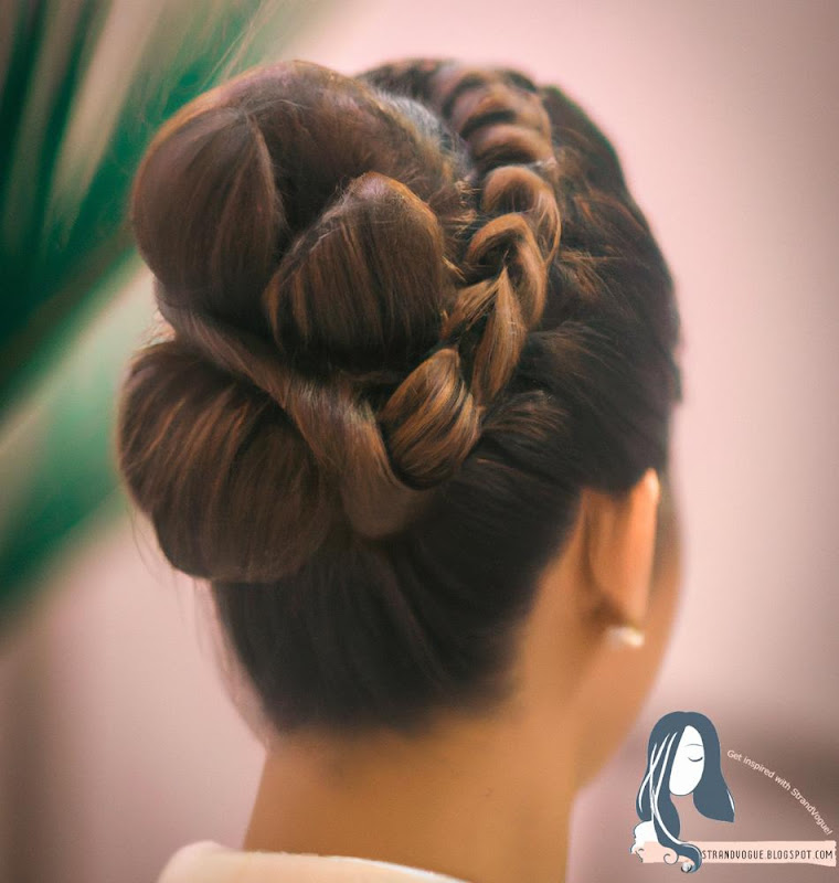 The French Twist hairstyle is perfect for greasy hair. Image Source: Pexels