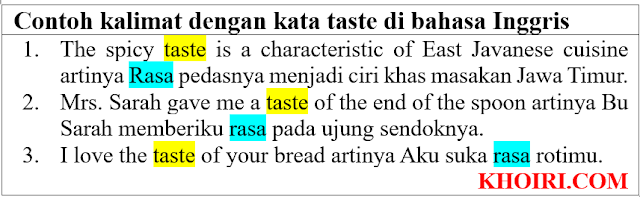 20 Contoh Kalimat Taste di Bahasa Inggris dan Pengertiannya