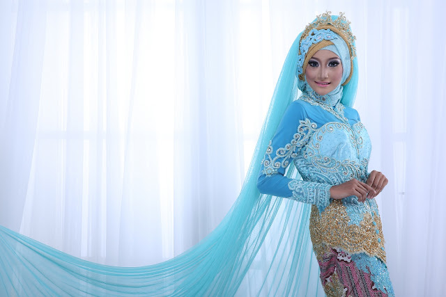 model baju kebaya muslim untuk akad nikah