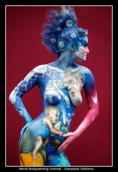 body painting painting models body painted world bodypainting festival 