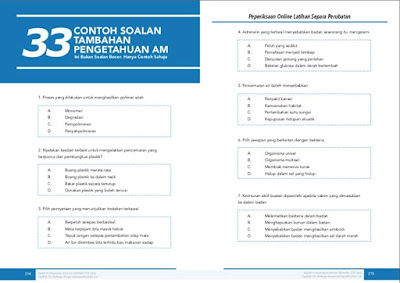 Contoh Soalan Latihan Separa Perubatan Bertaraf Diploma