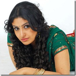 Actress Monica Cute In Green Saree Latest Photo Shoot Stills