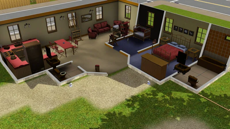 The Sims 3 Residential Lot