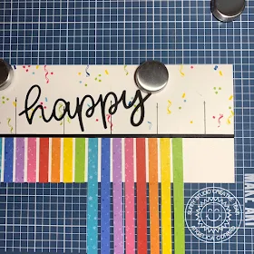 Sunny Studio Stamps: Surprise Party Paper Bold Balloons Happy Thoughts Silly Sloths Wrap Around Box Dies Birthday Card Birthday Gift Box by Angelica Conrad and Juliana Michaels