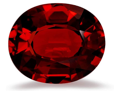 Mysticdrop 1.11-1.75 Cts of 8x6 mm AAA Oval Step Cut Mozambique Garnet (1 pc) Loose Gemstone.