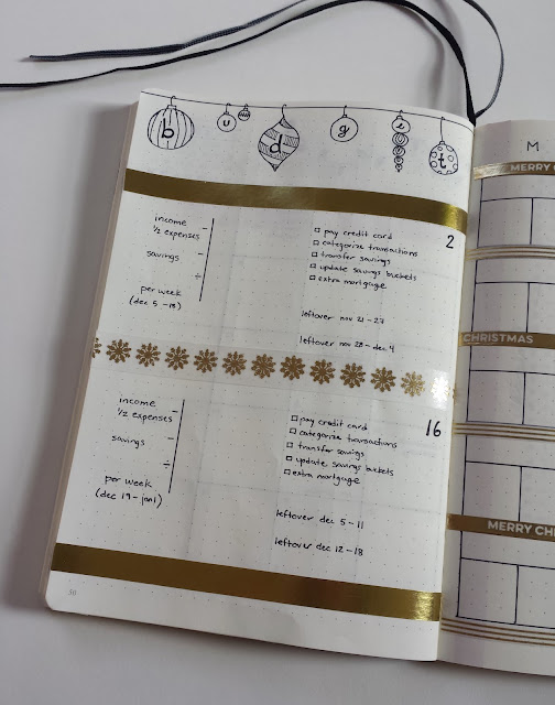 Rein in your spending before the holiday season with a Bullet Journal budgeting worksheet.