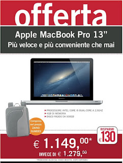 Offerta MacBook Pro 13''