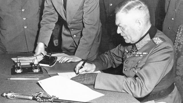 The final Act on the unconditional surrender of Germany was signed, and on May 9 it was declared a Victory Day