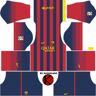  Get the new Barcelona kits for seasons  Baru!!! Barcelona Kits 2013/2014 - Dream League Soccer