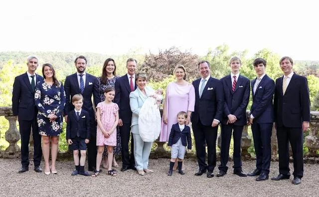 Grand Duchess Maria Teresa, Princess Stephanie, Prince Charles, Princess Alexandra, Princess Claire, Princess Amalia